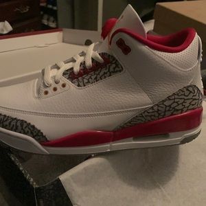 Jordan 3 cardinal , brand new, size11 .